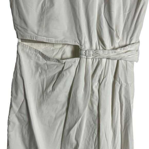 Love, Whit by Whitney Port White Cut Out Sleeveless Sheath Midi Dress Size S - Picture 9 of 14